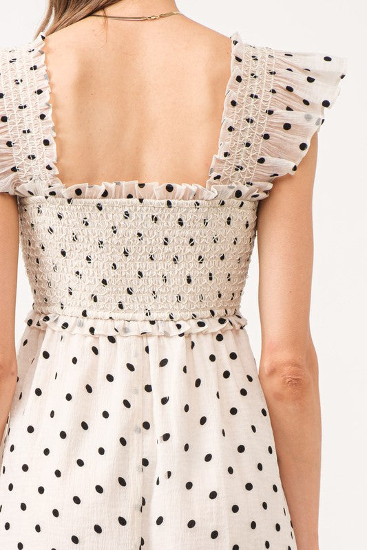 Jacquelyn Polka Dot Midi (Size L)