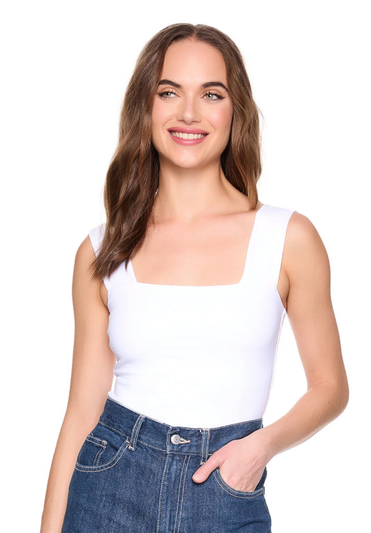 Susana Monaco Wide Strap Tank in Sugar