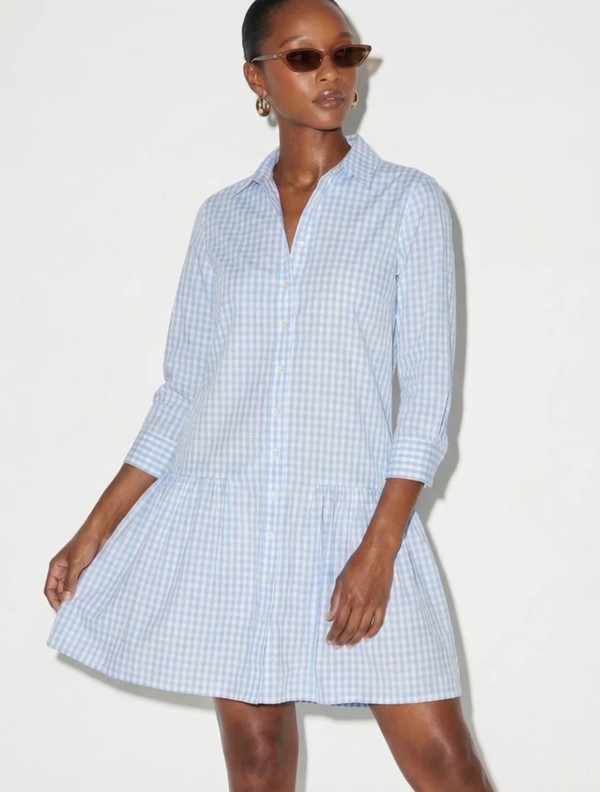 The Drop Waist Shirt Dress
