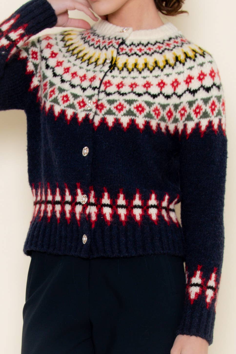 Fair isle Cardigan