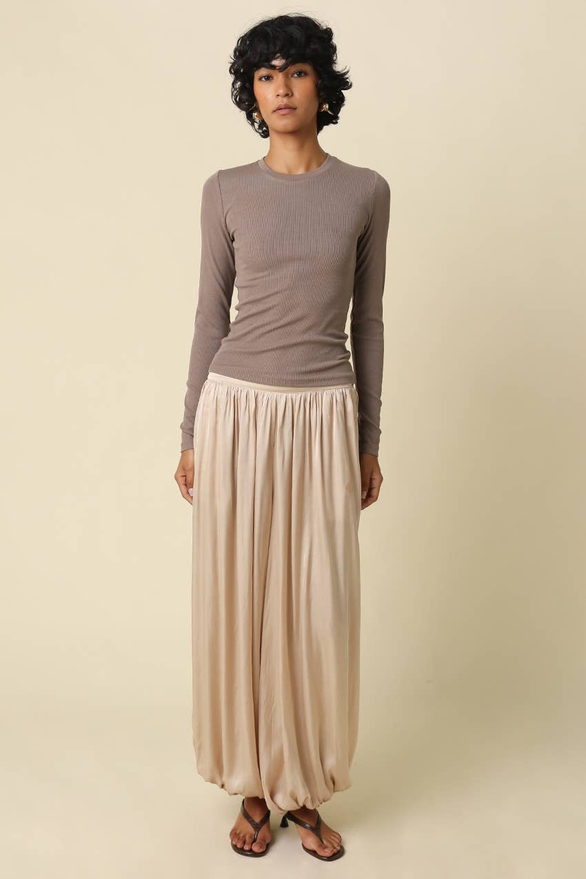 Rimi Slim Fit Crew Neck Top