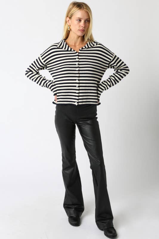 Elina Stripe Knit Top