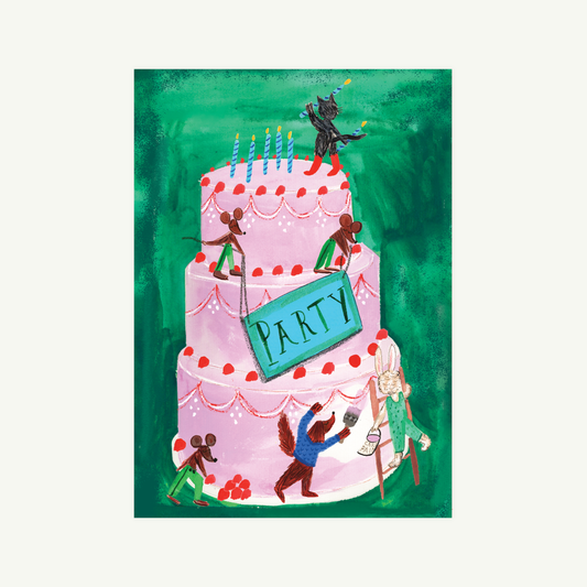 Cake Party greeting card