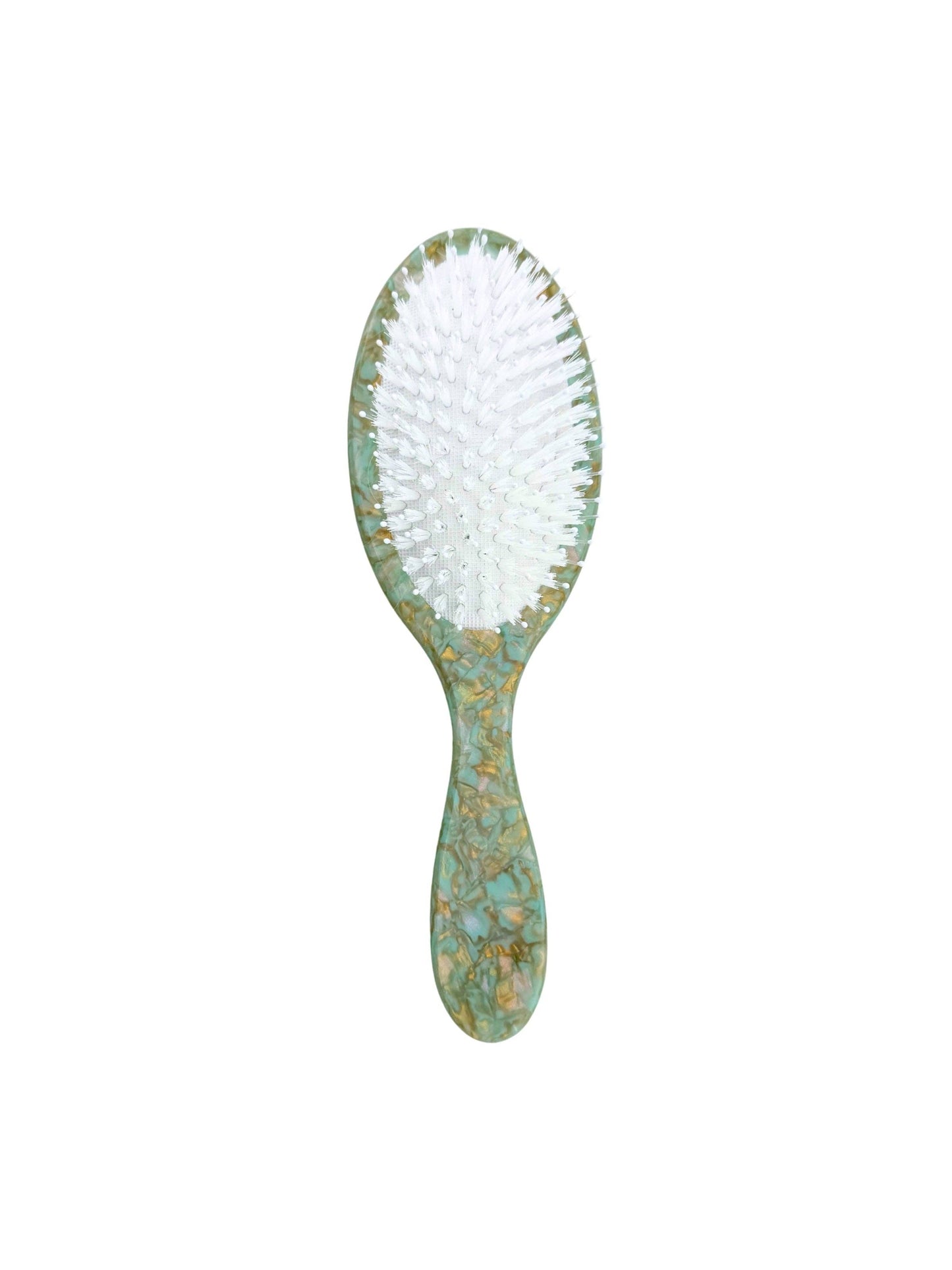 Hand-Painted Flower Mahjong Amazing Hair Day Brush | Eco-Friendly