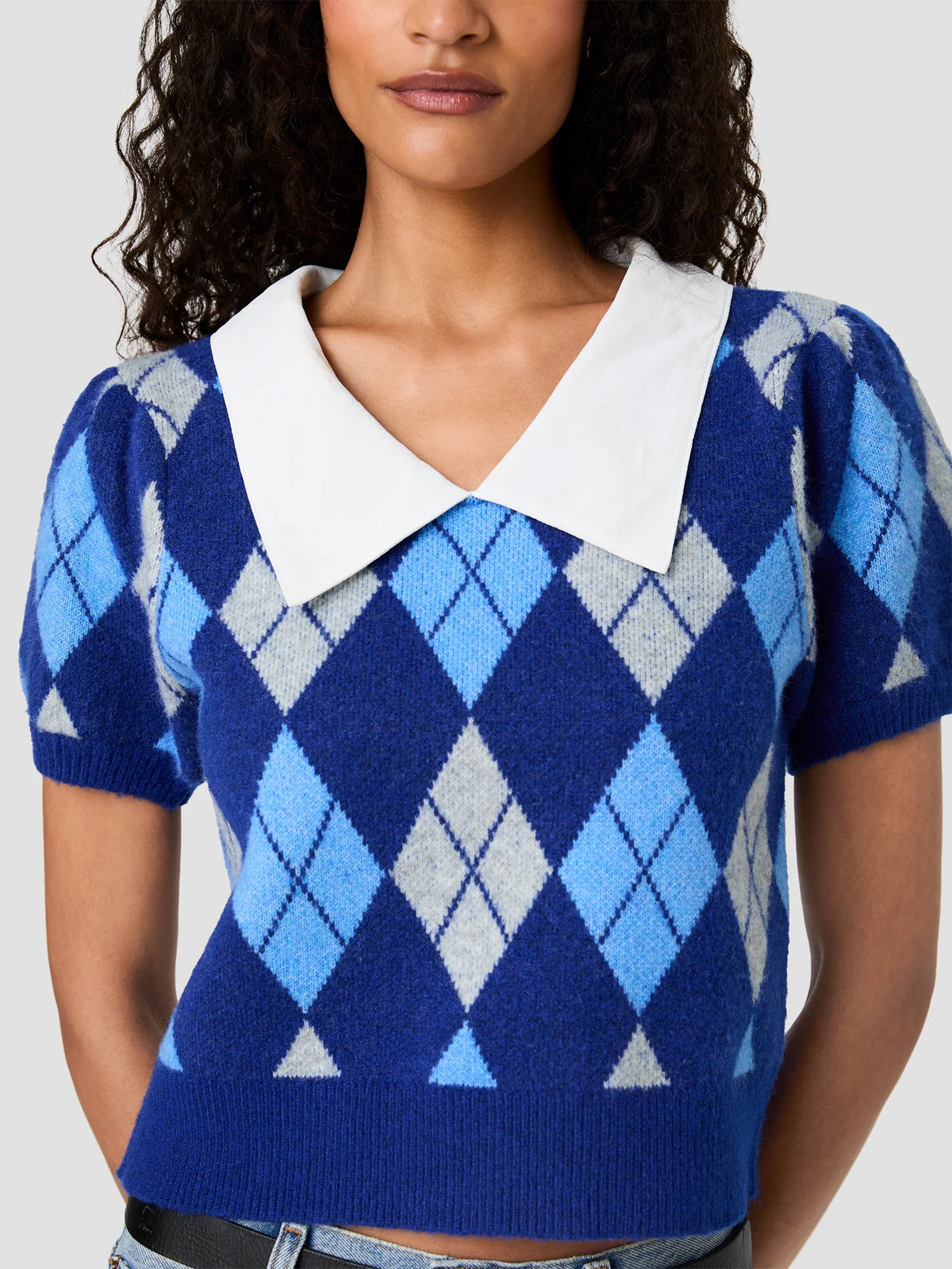 Koda Collared Arglye Sweater
