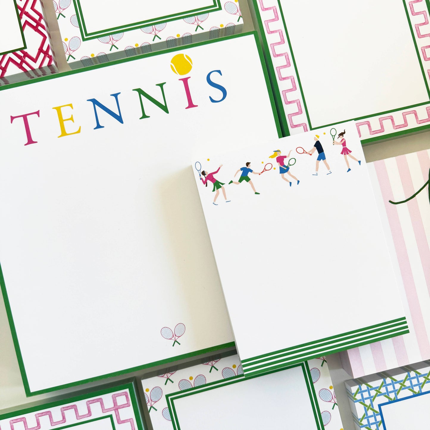 In Stock 5x7 Tennis Racquets Notepad