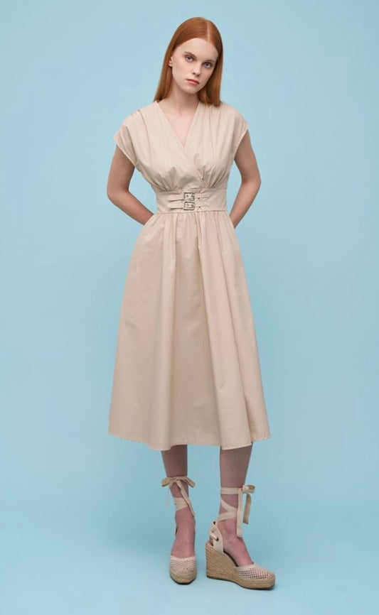 Sand Maxi Dress-S
