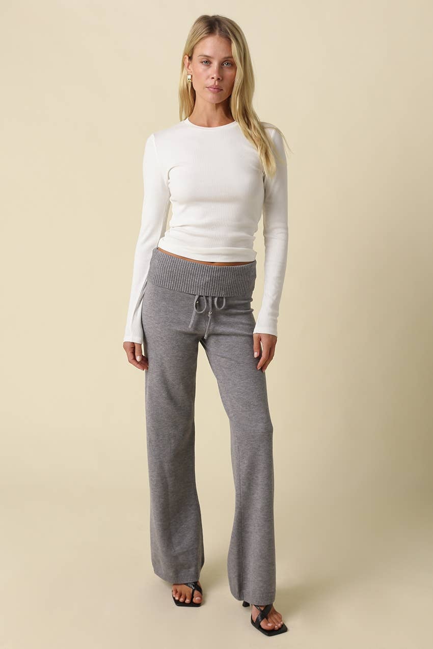Rimi Slim Fit Crew Neck Top