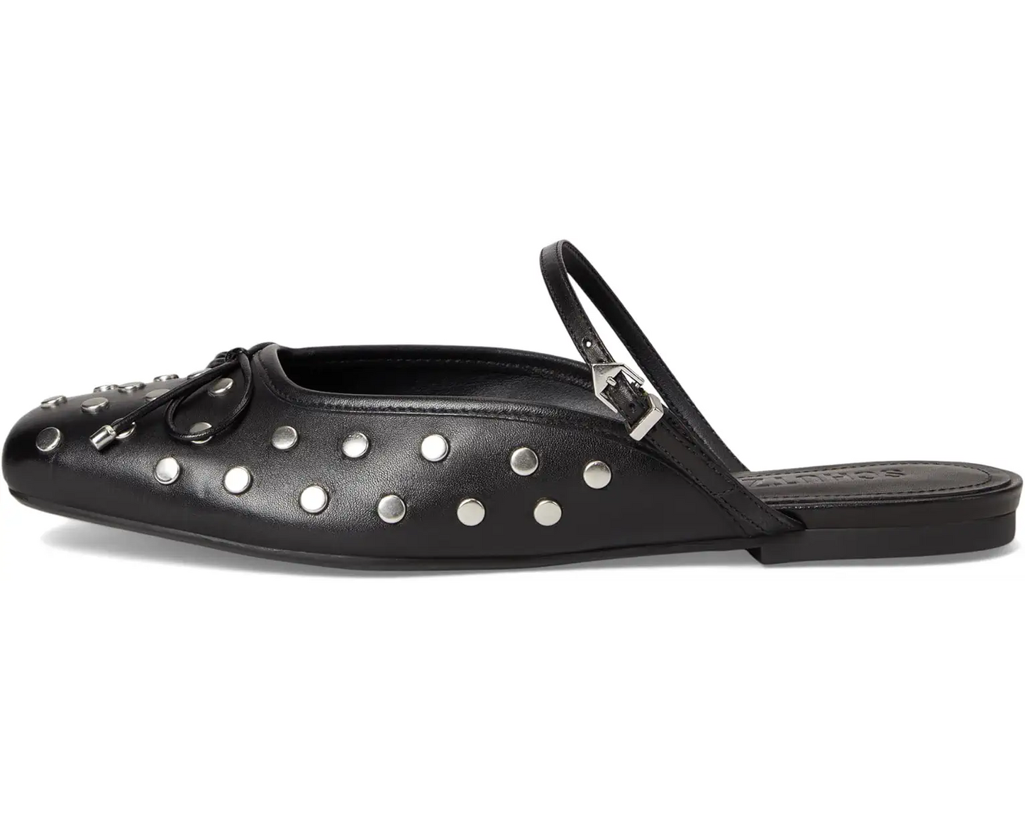 Arissa Strap Mule Black Stud