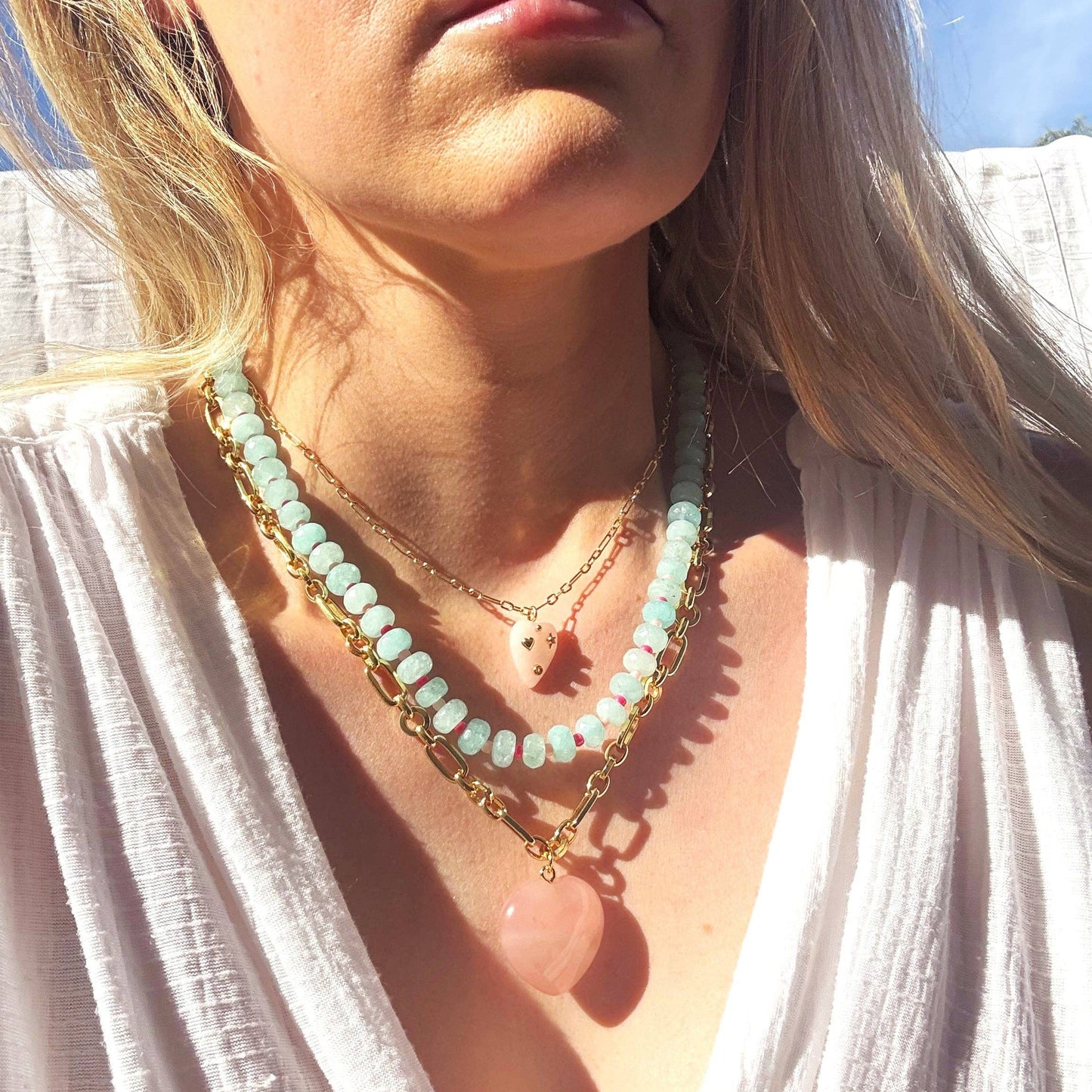 Islands Stone Candy Necklace