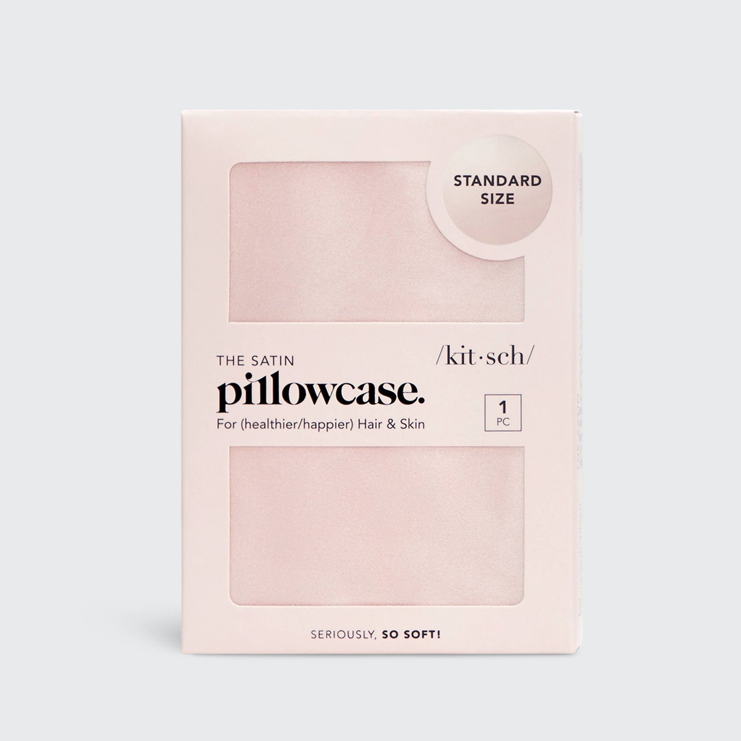 KITSCH Satin Pillowcase Standard - Blush