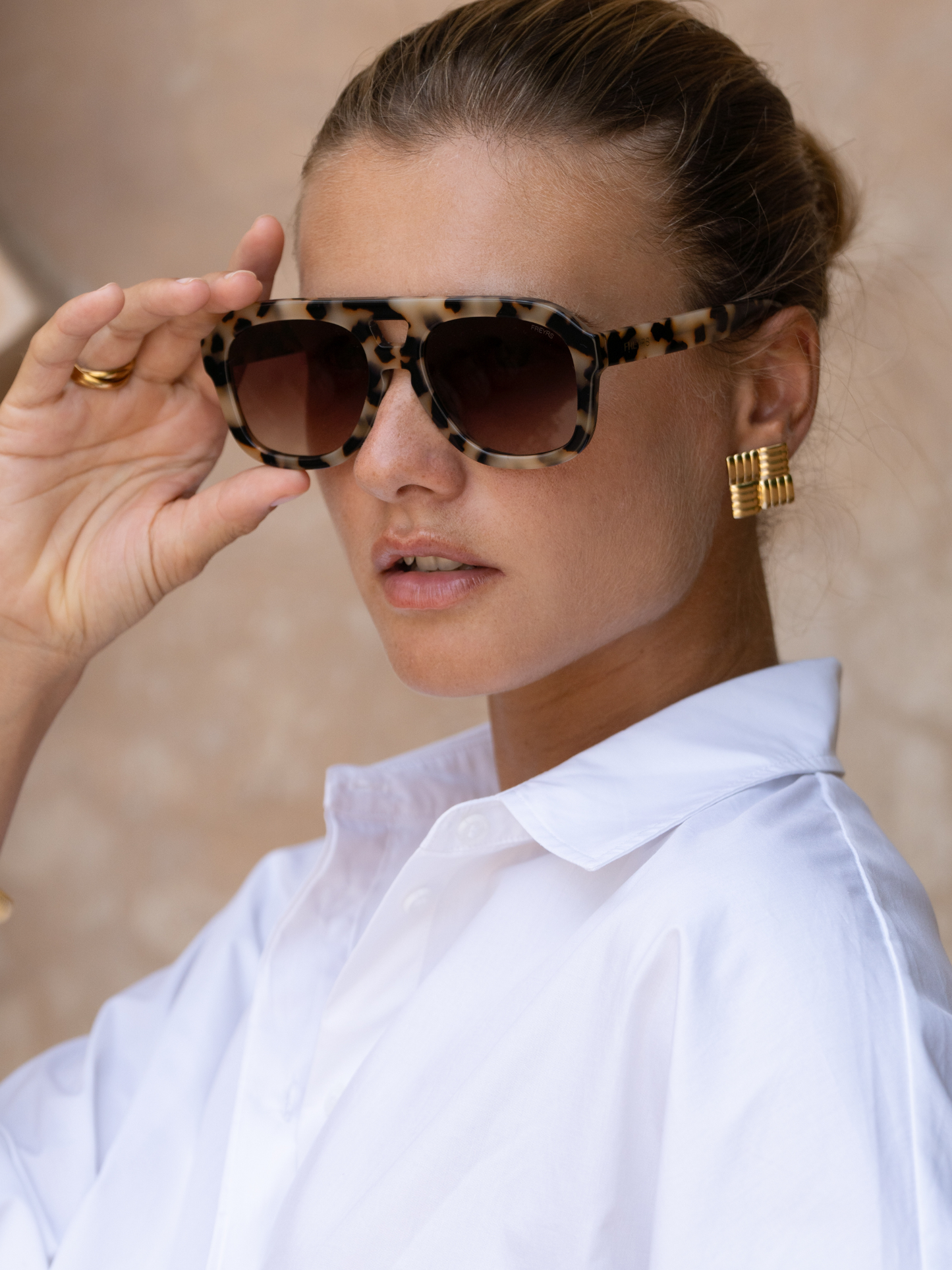Voyager Acetate Oversized Aviator Sunglasses