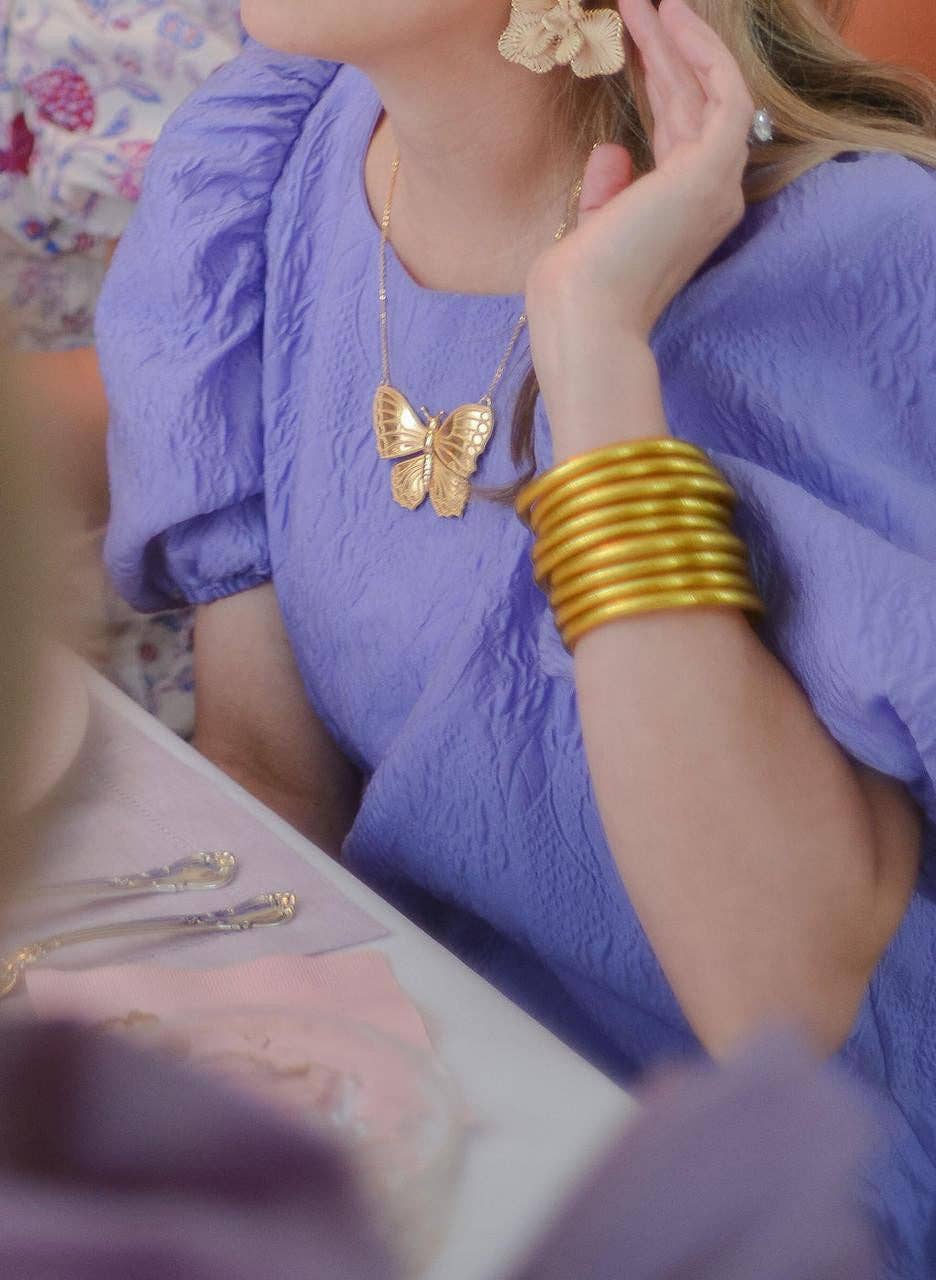 Butterfly Necklace 18k Gold Plated