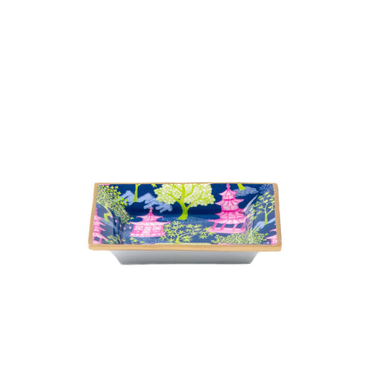 Garden Party Enameled Landry Tray