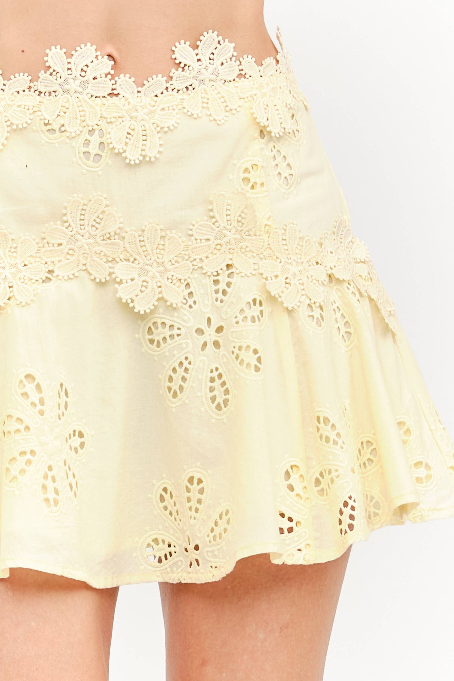 Eleanor Butter Yellow Skirt