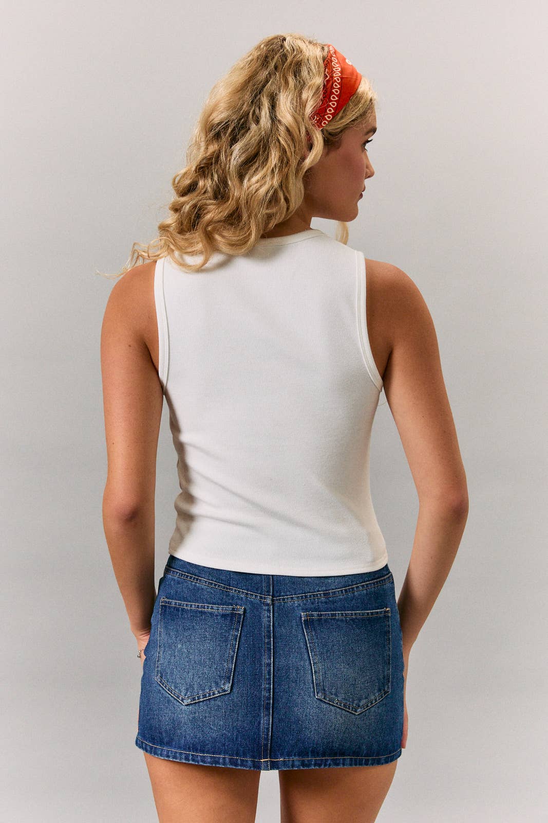 Football Ribbed Tank