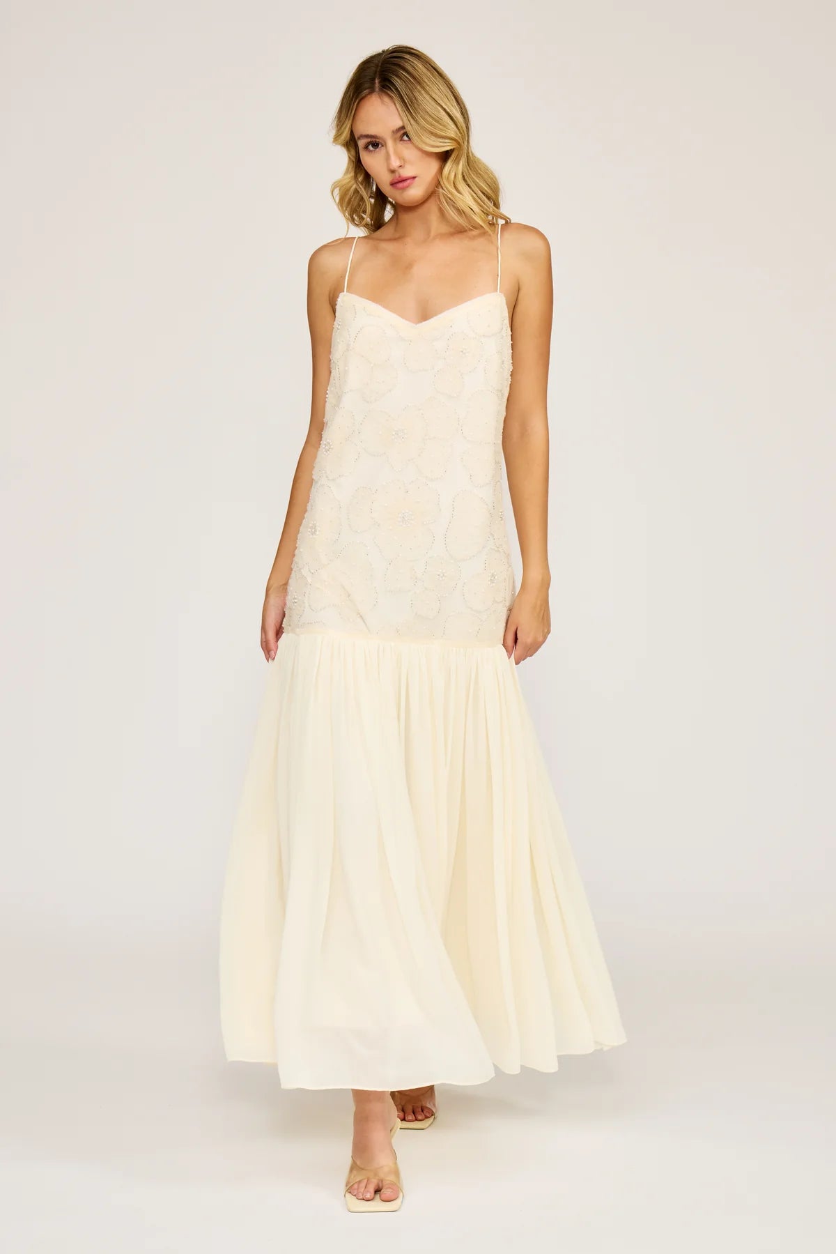 Emily Drop Waist Sequin Dress