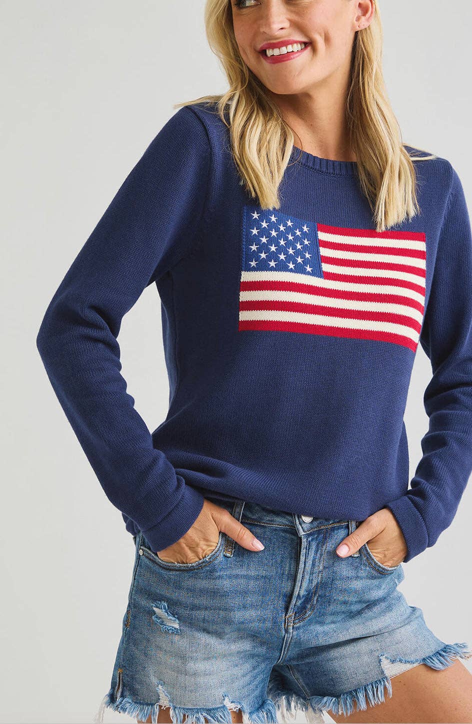 Ralph Flag Sweater-M