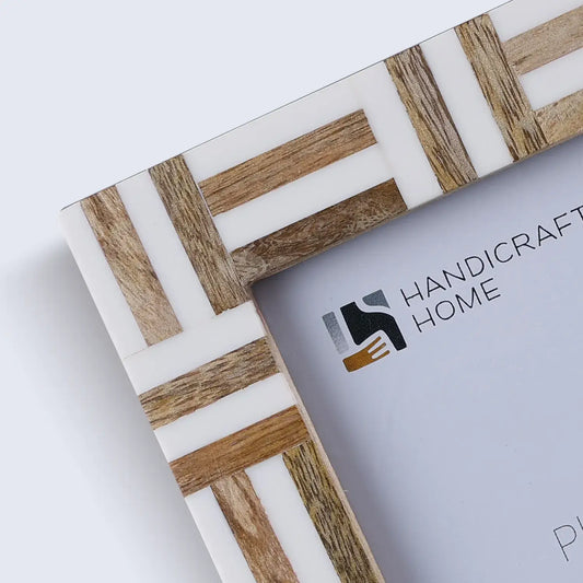 Picture Frames Marquet Grid Resin & Wood Inlay Collection