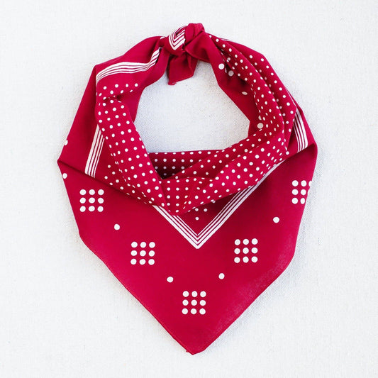 Red Polka Dot Bandana