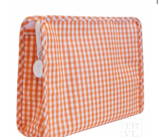 TRVL Design ROADIE - Large Gingham Cosmetic Bag