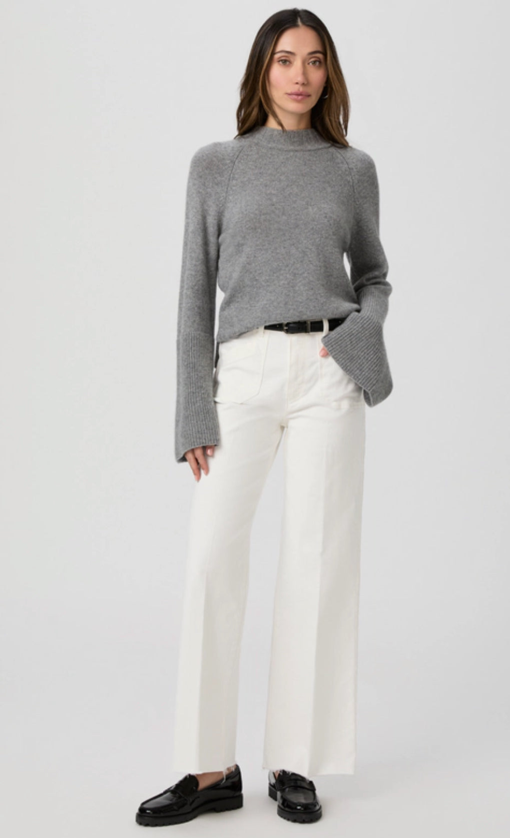 PAIGE Anessa 31” Welt Utility Raw Hem