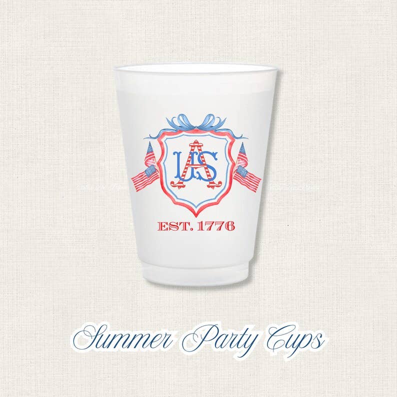 Summer Patriotic Frost Flex Cups