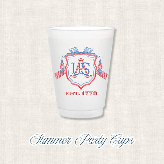 Summer Patriotic Frost Flex Cups