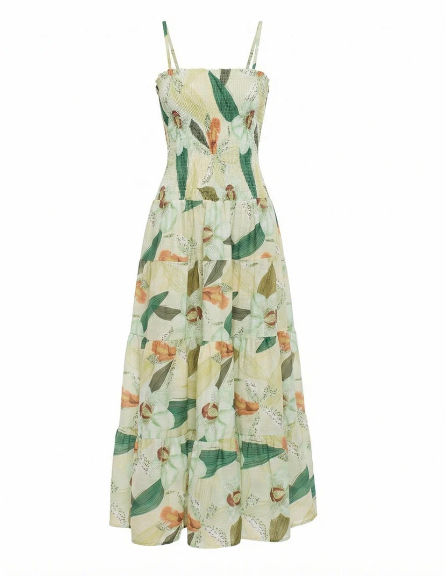 Clementine Smocked Drop Waist Dress