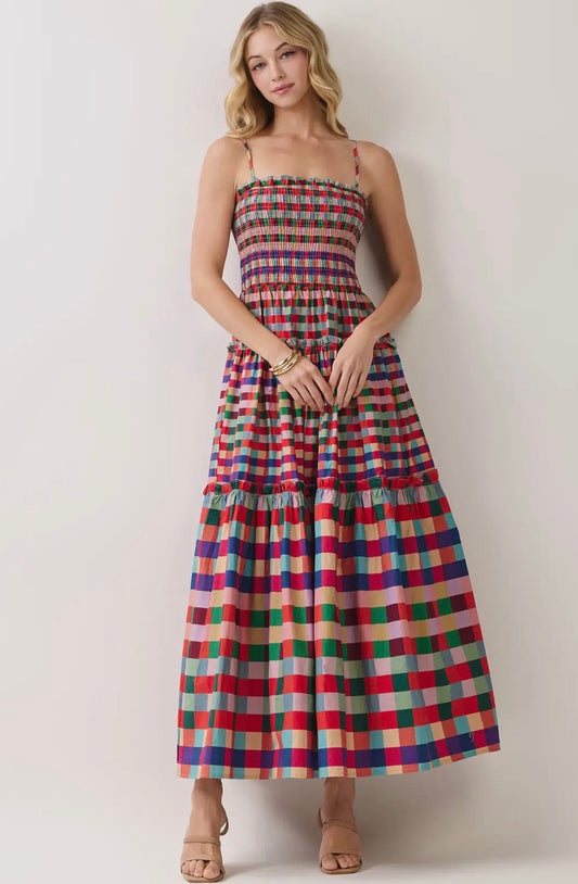 Bright Mulit Maxi Dress