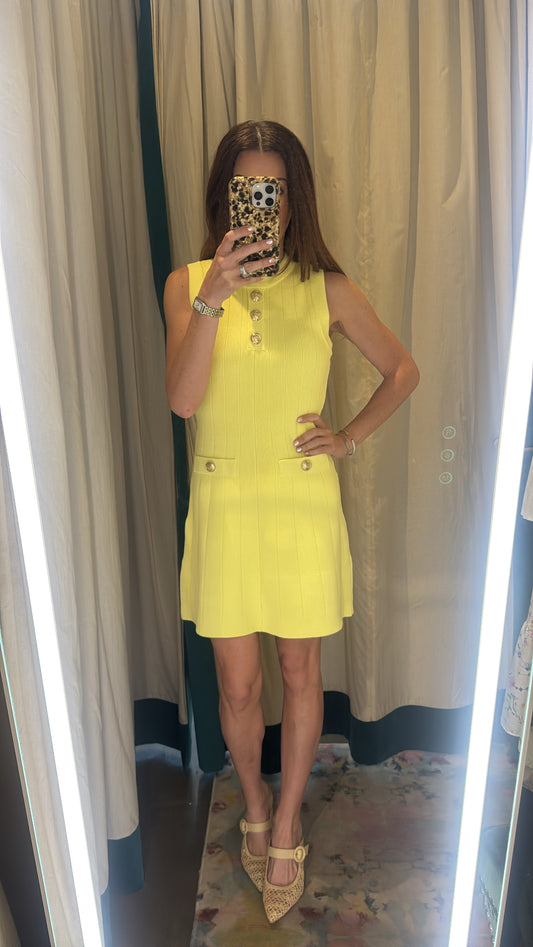 Lemon Sorbet Bandage Dress