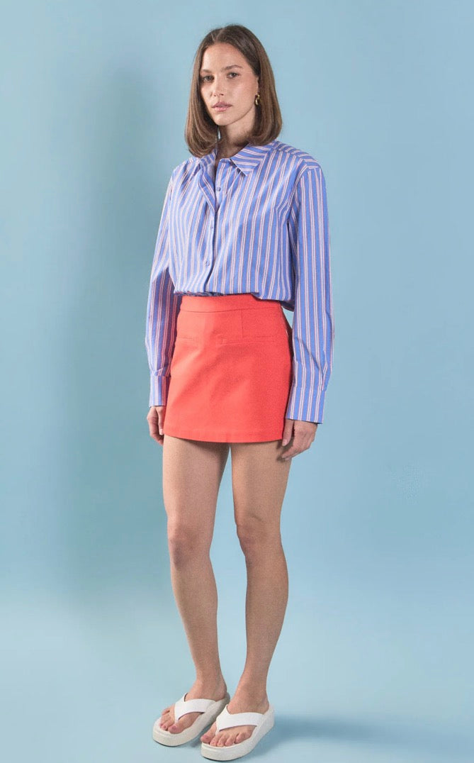 Front pocket skirt orange skorts rush skirts English factory endless rose 