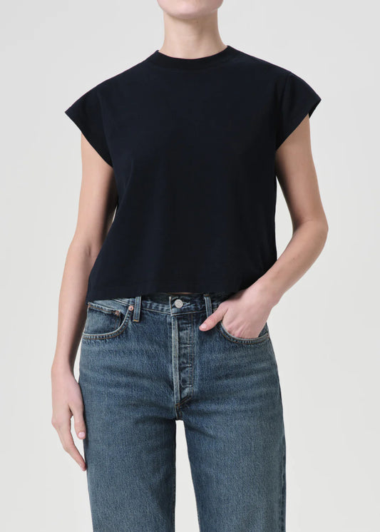 Agolde Bryce tee in storm 