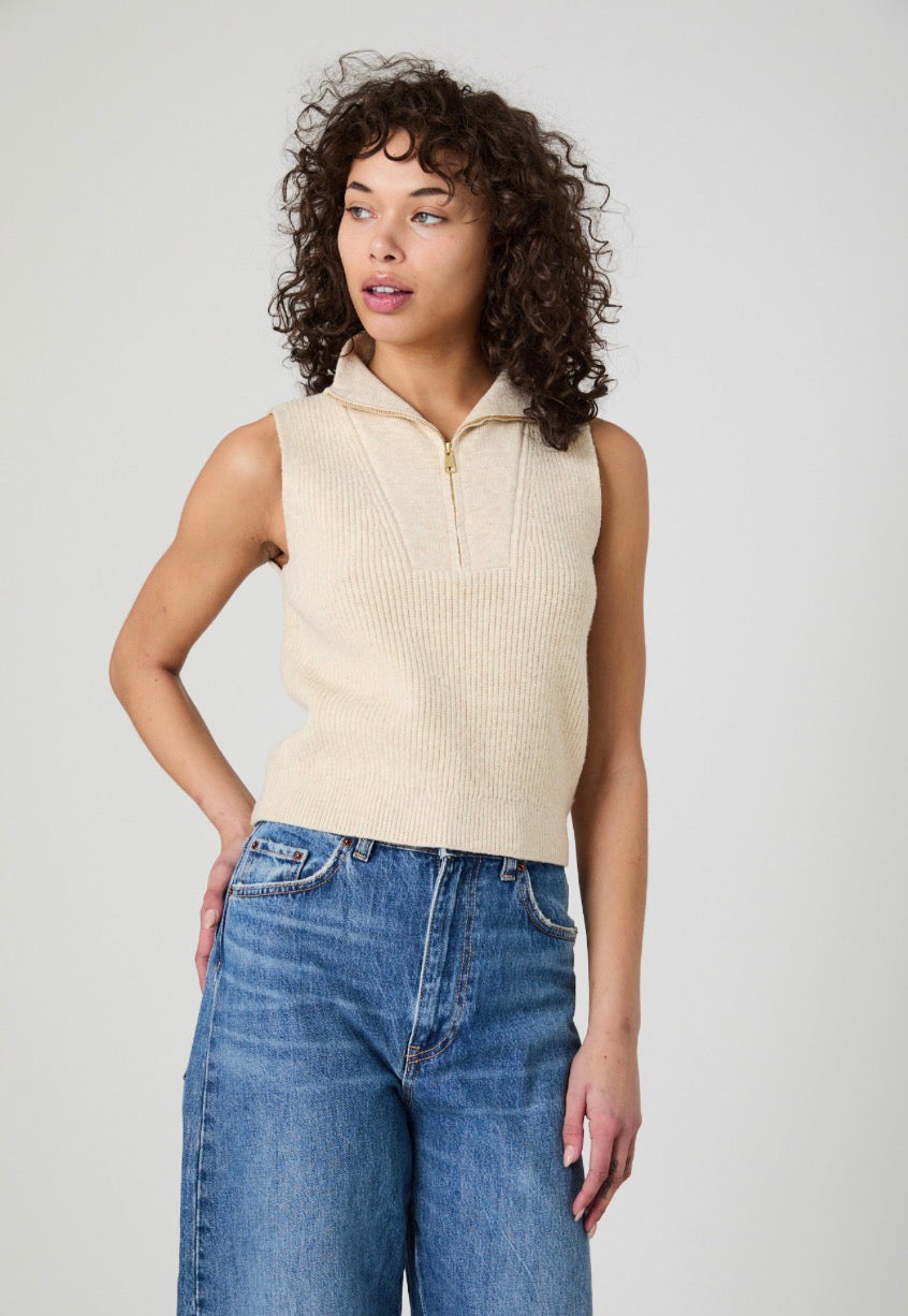 Marley Ribbed Knit Half Zip