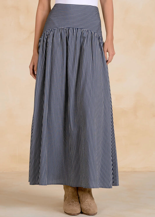 Stripe Maxi Skirt