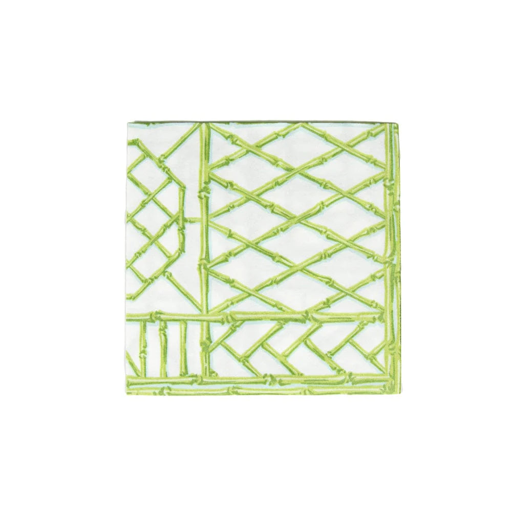 Caspari cocktail napkin bamboo 