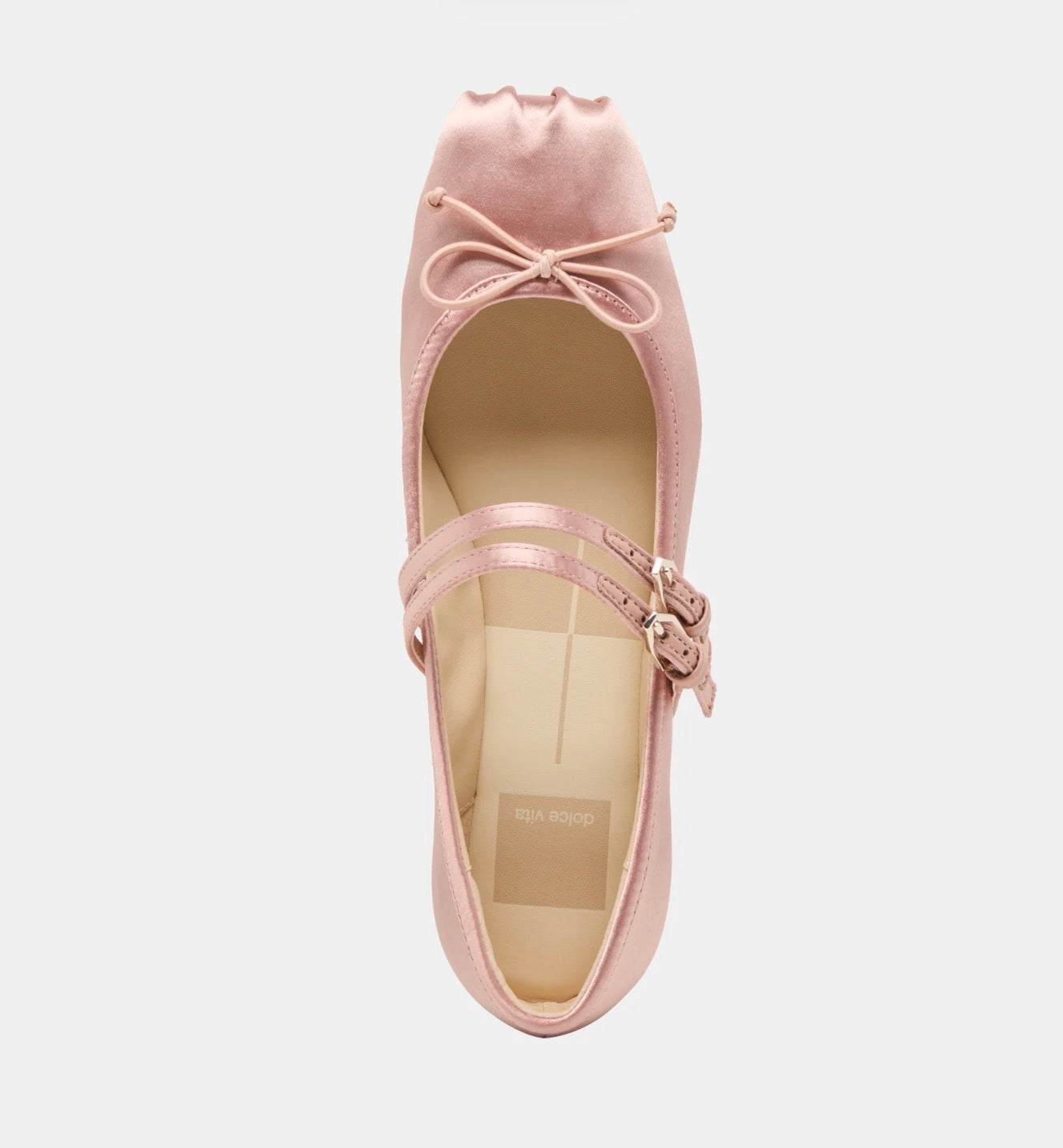 Gibsen Blush Satin Ballet Flat by Dolce Vita