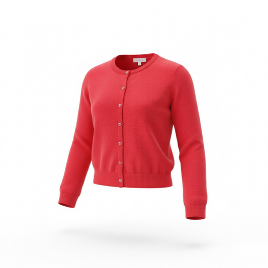 Celeste Button Heart Cardigan