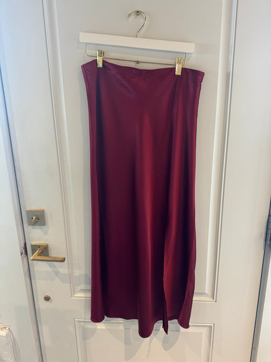 Gypsy Satin Midi Skirt