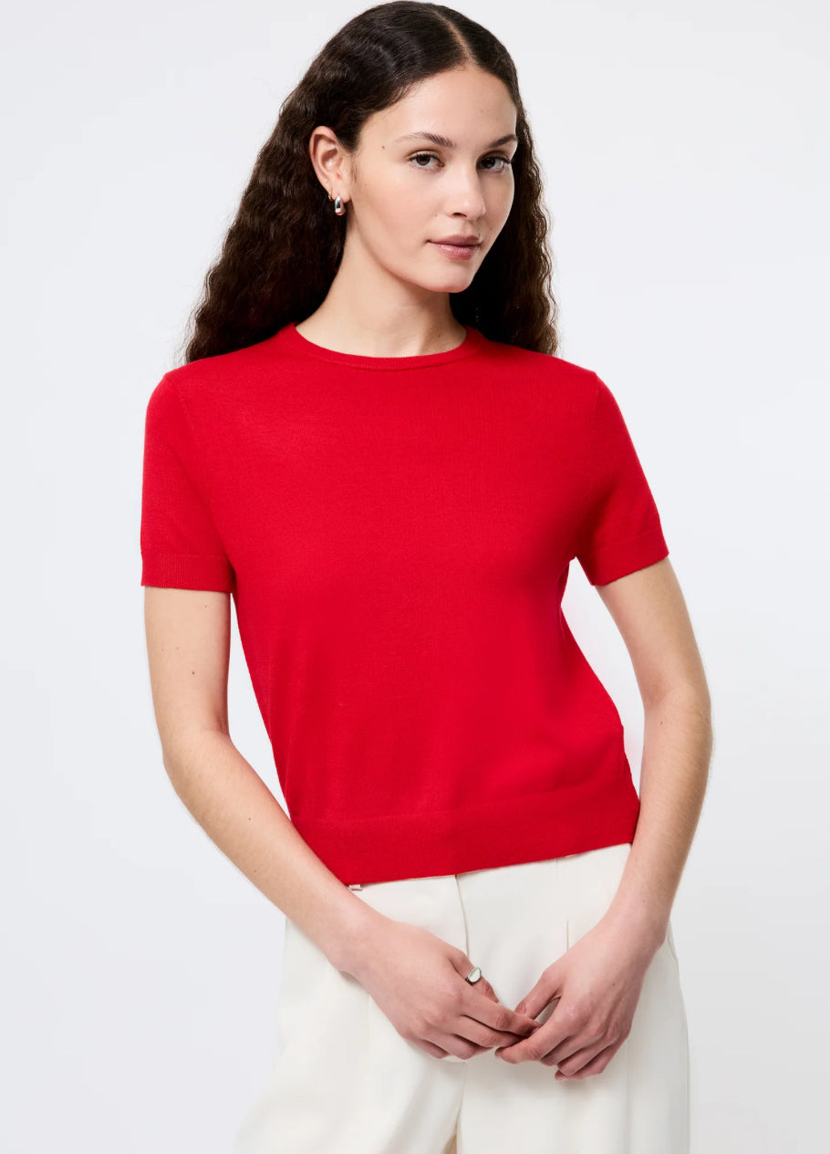 Nola Fine Knit Sweater Mars Red