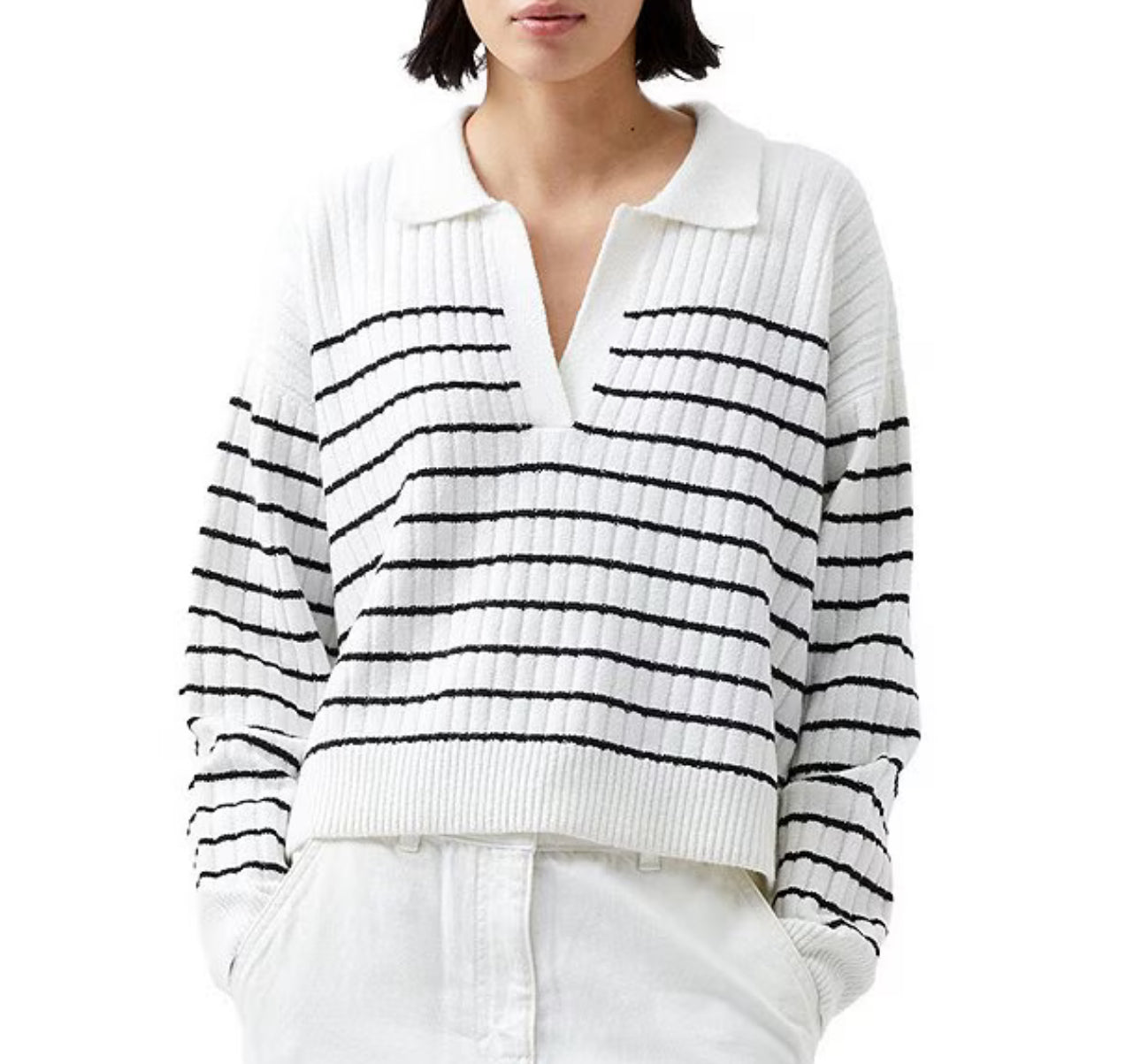 Vhari Collar Long Sleeve Sweater