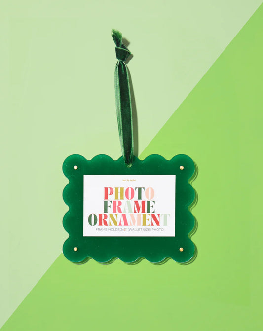 Green Frame Acrylic Ornament