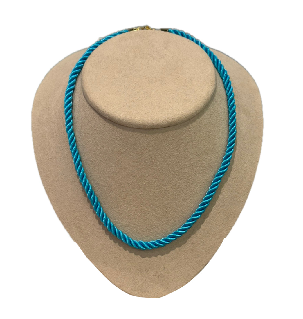 Turquiose Rope Necklace