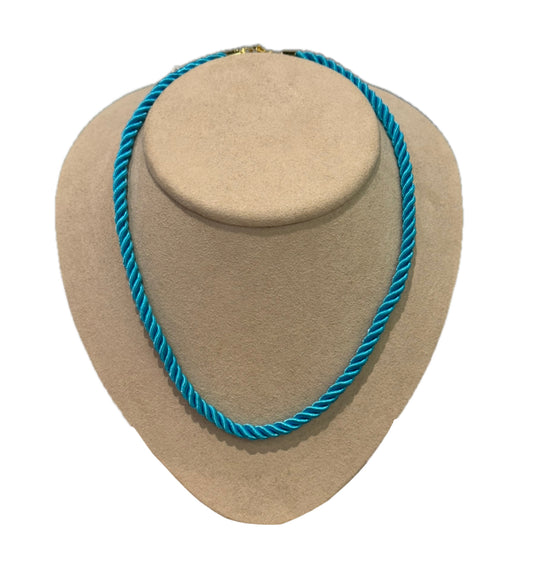 Turquiose Rope Necklace