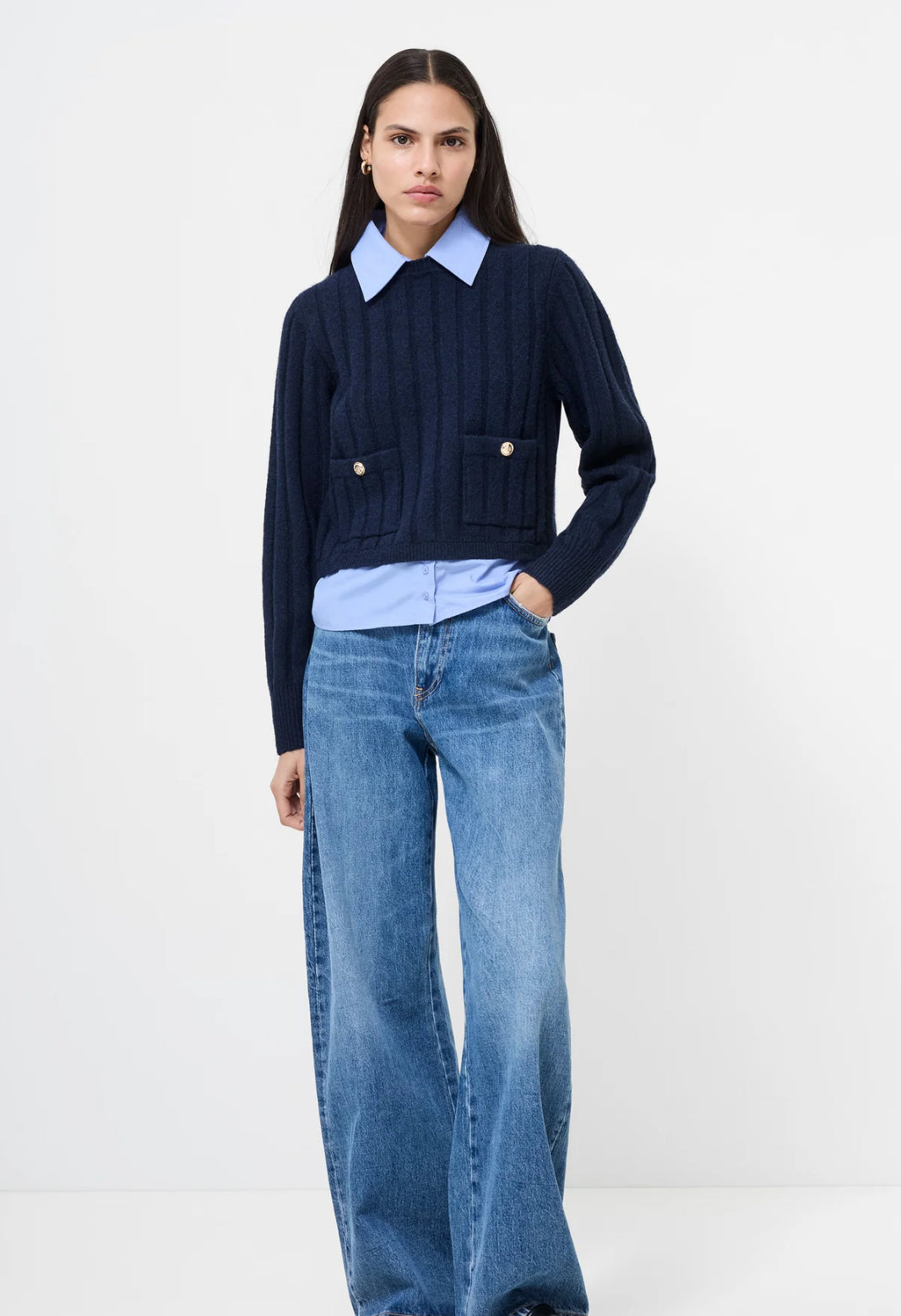 Ellie Collared Pullover