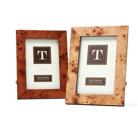 Burled Wood 4x6 Frame