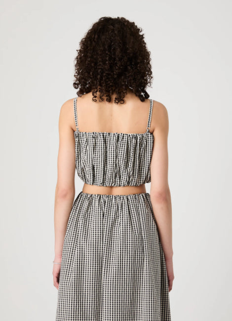 Gingham Midi Skirt
