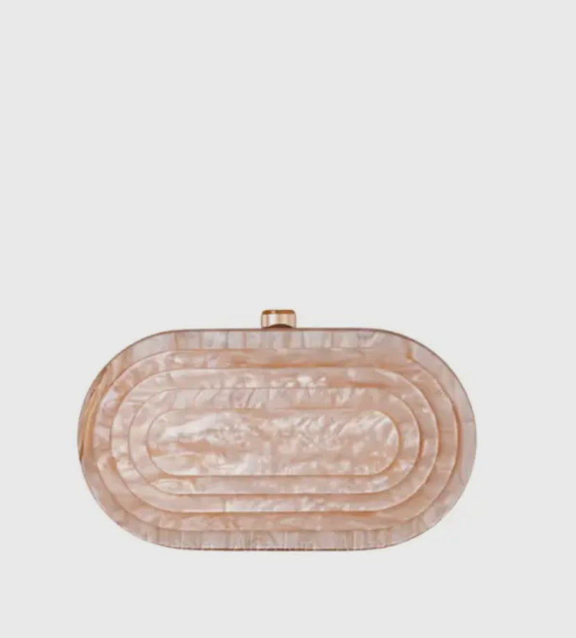 Blush Deco Clutch