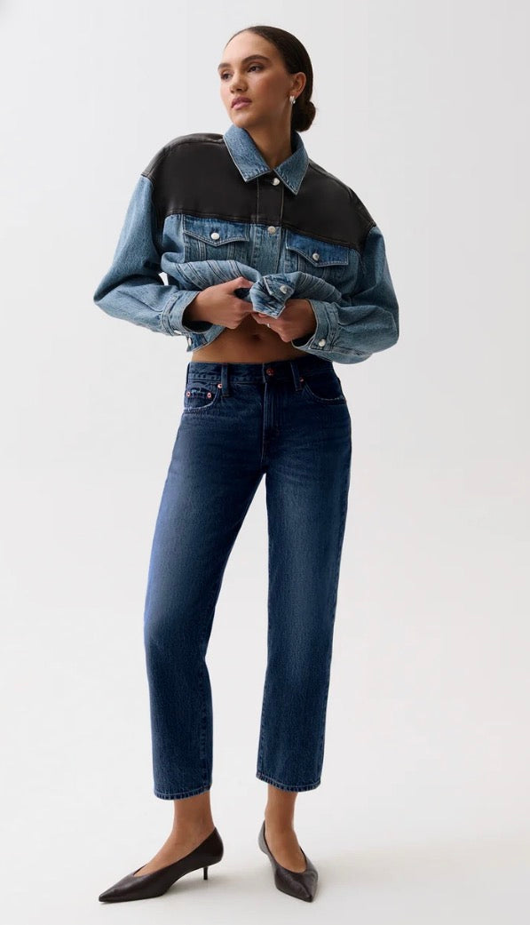 Issa Ankle MidRise Relaxed Straight in Mirage