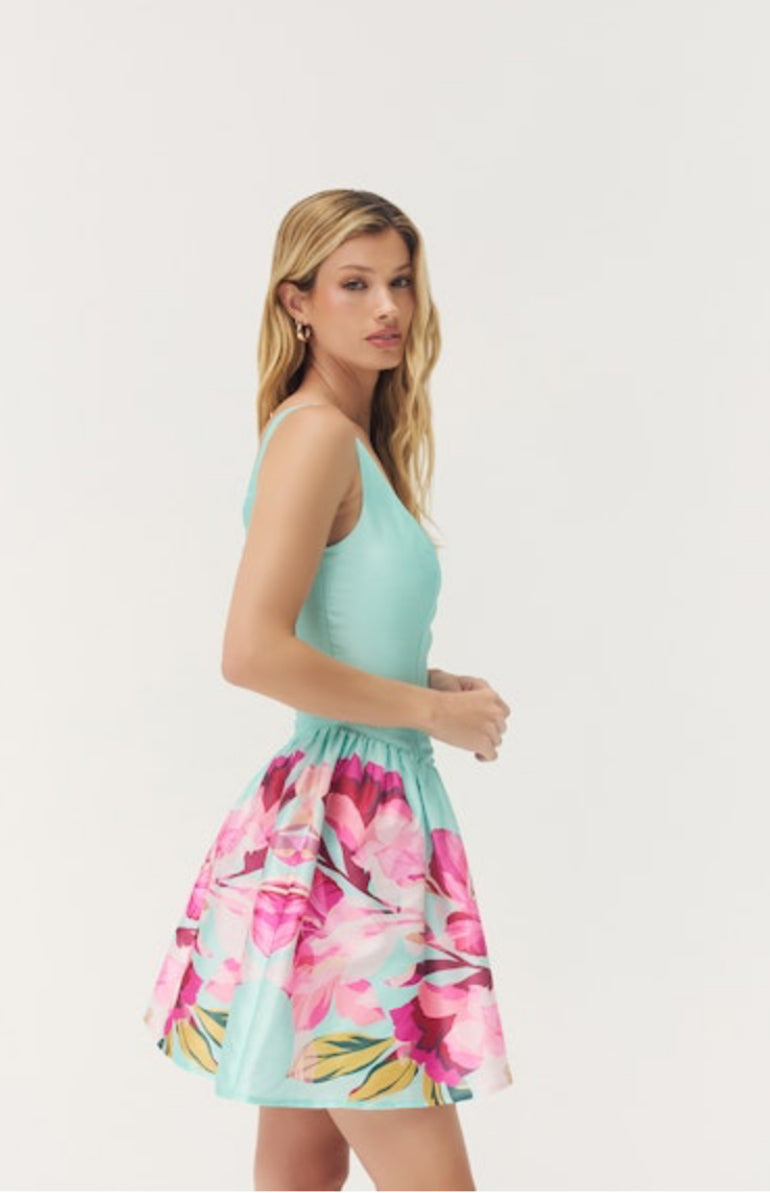 Soleil Floral Mini Dress